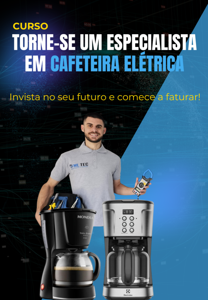 curso cafeteira elétrica